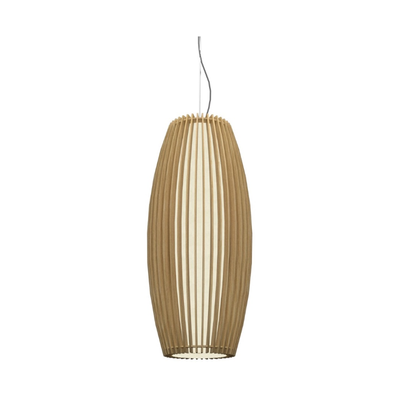 Accord 1139 Stecche di Legno 1-lt 12" LED Pendant - Sand