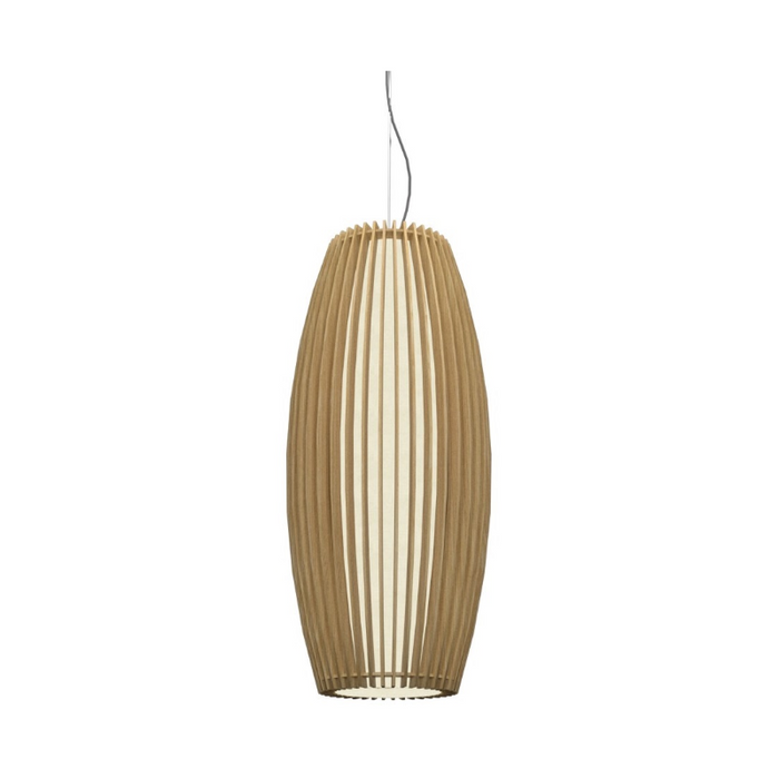 Accord 1139 Stecche di Legno 1-lt 12" LED Pendant - Sand