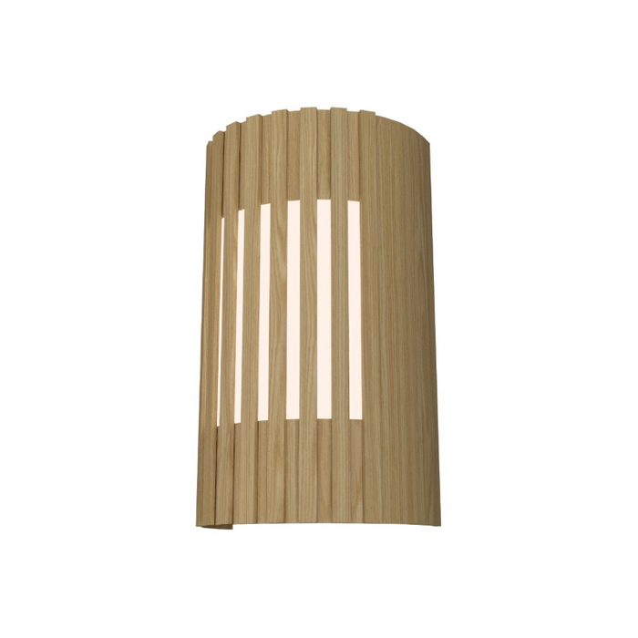 Accord 420 Slatted 2-lt 12" Tall LED Wall Light, E26 Base - Sand