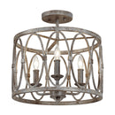 Generation SF346 Patrice 3-lt 14" Semi-Flush Mount