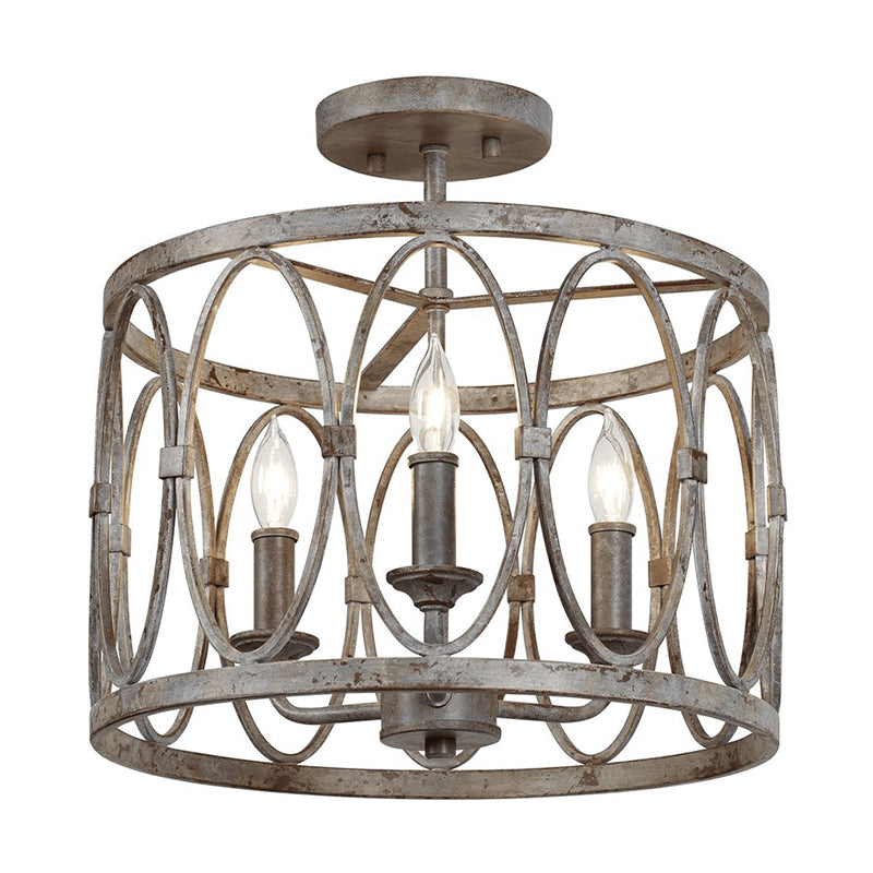 Generation SF346 Patrice 3-lt 14" Semi-Flush Mount