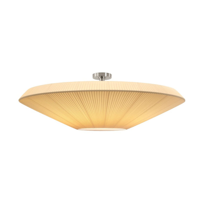 Bover Siam 120 47" Semi-Flush Ceiling Light-Cream Translucent Ribbon