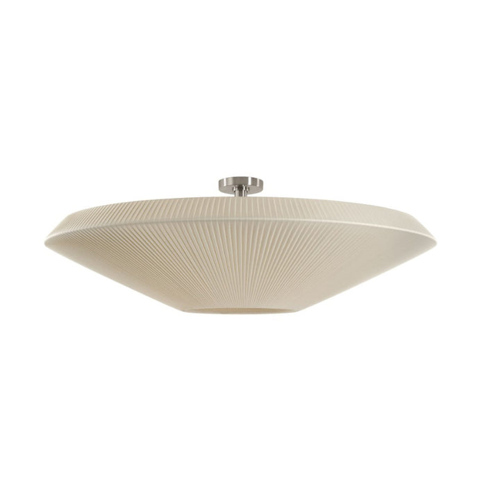 Bover Siam 120 47" Semi-Flush Ceiling Light-Cream Translucent Ribbon