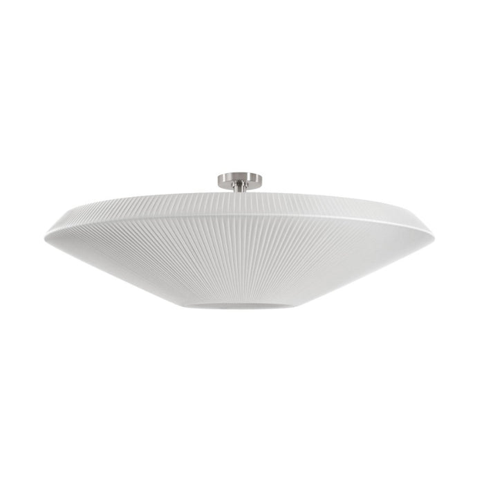 Bover Siam 120 47" Semi-Flush Ceiling Light-White Translucent Ribbon