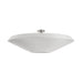 Bover Siam 120 47" Semi-Flush Ceiling Light-White Translucent Ribbon