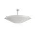 Bover Siam 120 47" Semi-Flush Ceiling Light, Big Structure-White Translucent Ribbon