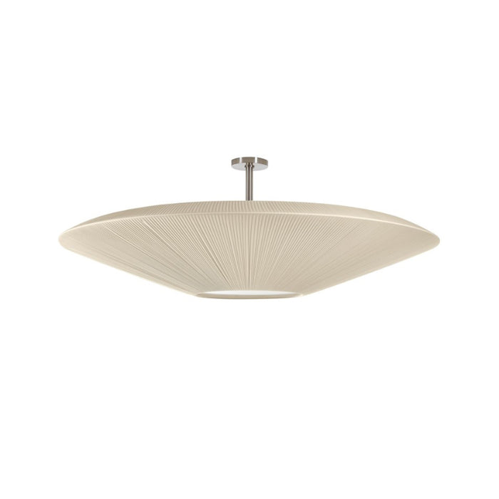 Bover Siam 200 8-lt 79" Semi-Flushmount, Big Structure-Cream
