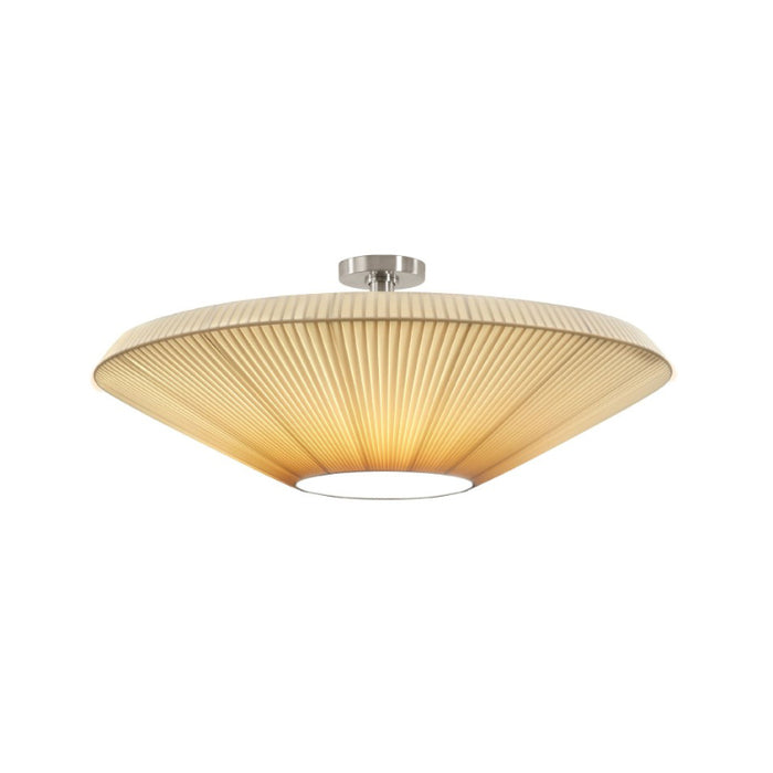 Bover Siam 80 Semi-Flush mount Ceiling Lamp-Cream Translucent Ribbon