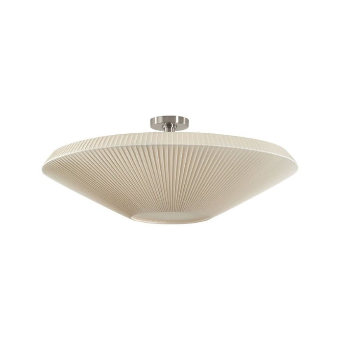 Bover Siam 80 Semi-Flush mount Ceiling Lamp-Cream Translucent Ribbon