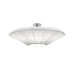 Bover Siam 80 Semi-Flush mount Ceiling Lamp-White Translucent Ribbon