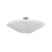 Bover Siam 80 Semi-Flush mount Ceiling Lamp-White Translucent Ribbon