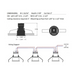 Lotus LED-1-S6W 2" 6W LED Round Mini Recessed Downlight, 24V, Wide Trim