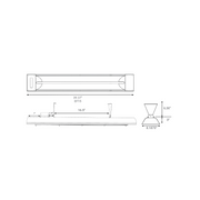 Eurofase EF15 39" 1500W Outdoor Electric Single Quartz Element Heater