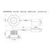 Lotus LD3R 3" 15W LED Round Regressed Downlight, Dim to Warm