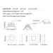 Lotus AD-LED-4-S15W 4" 15W LED Square Recessed Downlight