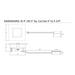 Lotus LL4SR 4" 14.5W LED Square Regressed Open Plenum Rated Downlight