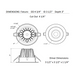 Lotus JXL-COB04-R15W 4" 15W LED Round Economy Recessed Downlight, 5CCT Selectable