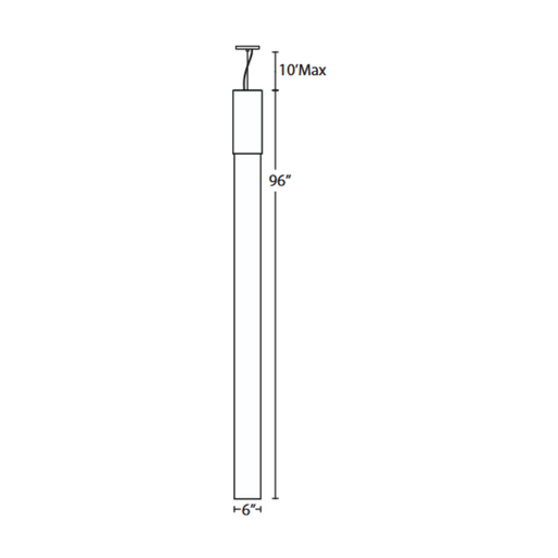 Besa 1KX-MONDO96 Mondo 1-lt 6" LED Pendant