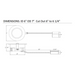 Lotus LL6RR 6" 17W LED Round Regressed Open Plenum Rated Downlight