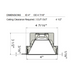 Lotus LD4R-IT 4" 15W LED Round Deep Regressed Plenum Rated Trimless Downlight, Dim to Warm 3000-1800K, 120V