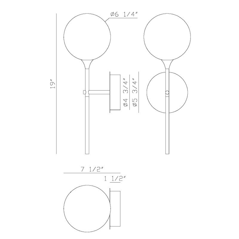 Eurofase 48910 Iissa 1-lt 19" Tall LED Wall Sconce