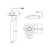 Eurofase TGO1ST Tango 1 Light 15W Square LED Suspension with Trim