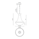 Alora Mood PD464014 Marcel 1-lt 10" Pendant
