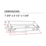 Lotus SMT-024 60W 24V Constant Voltage Driver, 5-in-1 Dimmable