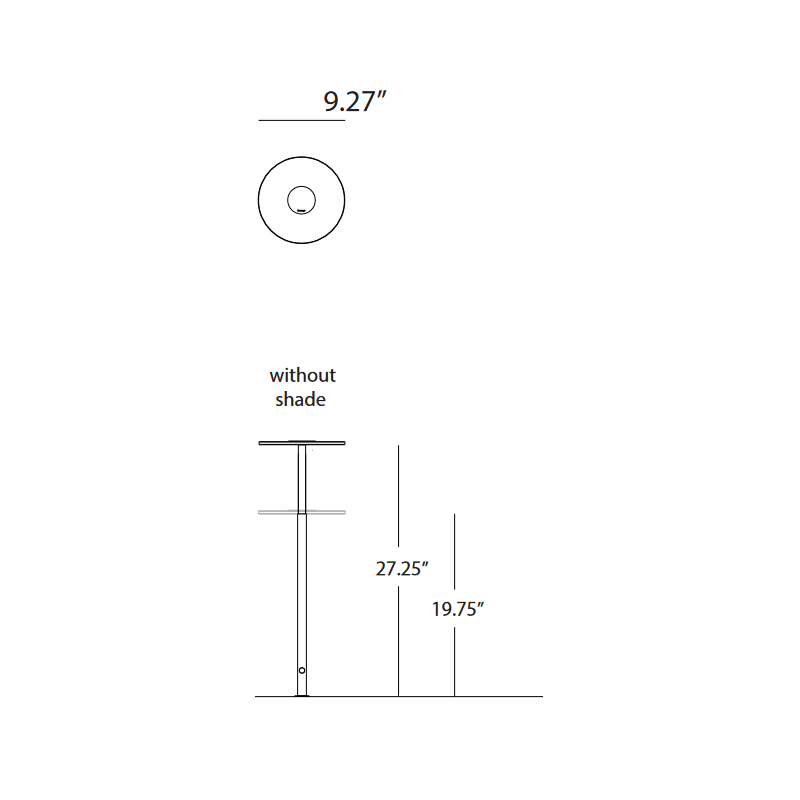 Koncept YUC-SW Yurei LED Co-Working Light Without Shade, Desk Clamp
