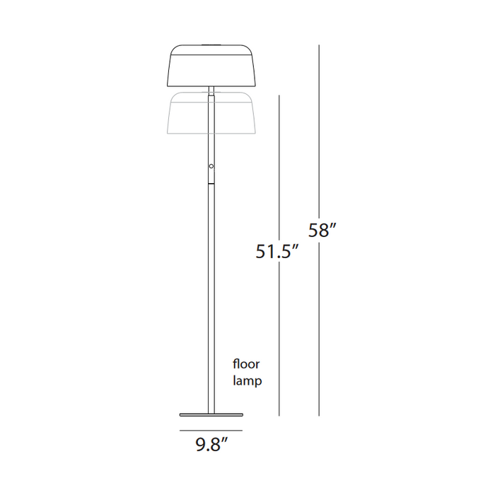 Koncept YUF-SW Yurei LED Floor Lamp