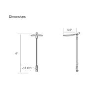 Koncept SPY-W Splitty LED Desk Lamp, Wall Mount