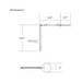 Koncept SPY-RCH Splitty Reach LED Desk Lamp, Wall Mount