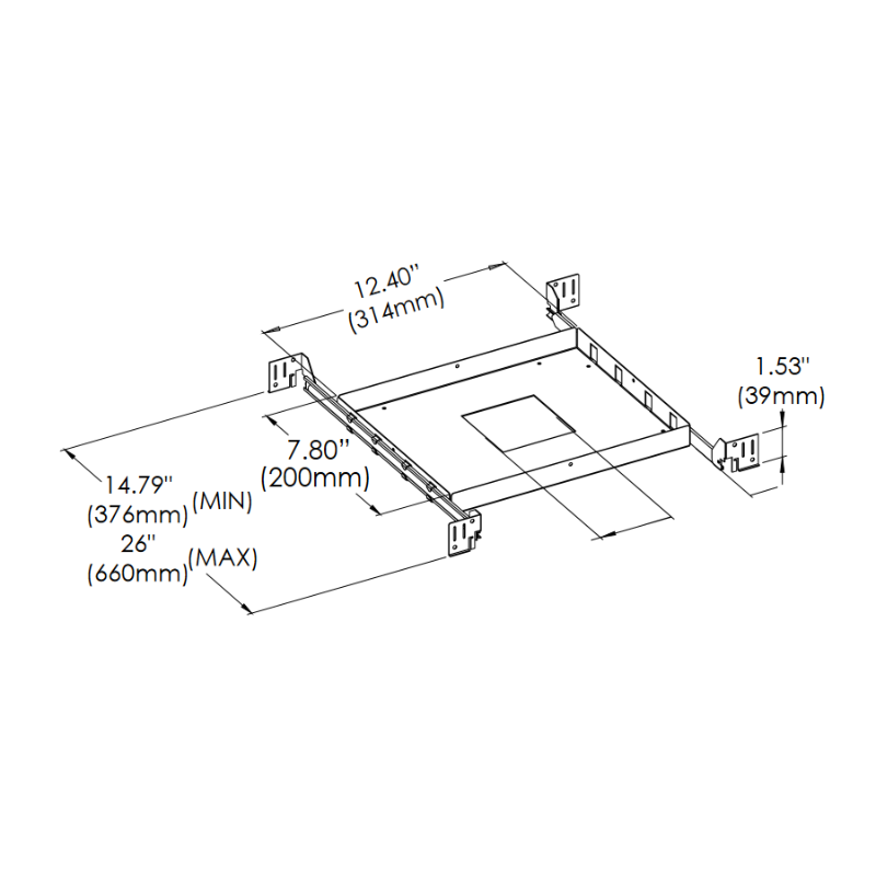 Eurofase 47136 New Construction Plate for Baby Tango BTGO-3 Flat Gimbal Trim/Trimless