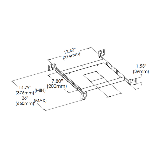 Eurofase 47136 New Construction Plate for Baby Tango BTGO-3 Flat Gimbal Trim/Trimless