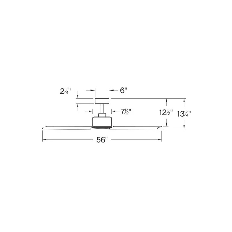Hinkley 900956F Indy 56" Outdoor Ceiling Fan