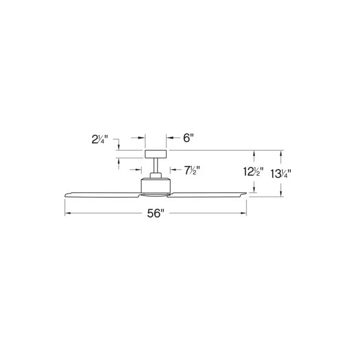 Hinkley 900956F Indy 56" Outdoor Ceiling Fan