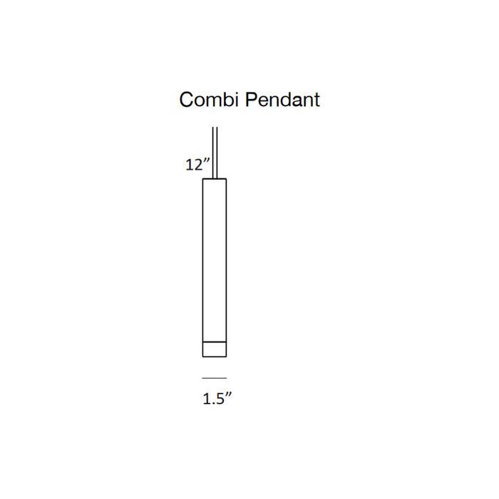 Koncept CMP-L5-S-12 Combi LED Pendant, Metal Plate with Frosted Glass Ball