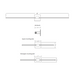 Koncept ZBW-48 Z-Bar 48" LED Wall Sconce, Center Mount
