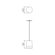 Accord 1100 Conical 1-lt 6" LED Pendant, E26 Base