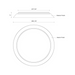 Kuzco FM43423-5CCT Jasper 1-lt 23" LED Flush Mount, 5CCT Selectable