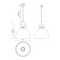 Alora Mood PD411818 Waldo 1-lt 18" Pendant
