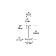 Visual Comfort SLTB53427 Doppia 2-lt 10" Tall LED Table Lamp