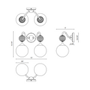Alora Mood VL415315 Celia 2-lt 15" Vanity