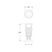 Hinkley 15074 Dot 2" 2.5W LED Round Button Light
