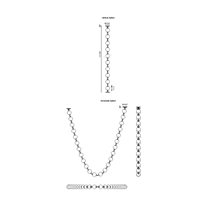 Alora PD321724-RT Marni 172" LED Pendant