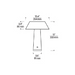 Visual Comfort SLTB56927 Sesa 1-lt 13" Tall LED Table Lamp