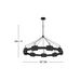 Hinkley 34108 Raffi 9-lt 48" LED Chandelier