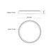 Kuzco FM43920-5CCT Essex 1-lt 20" LED Flush Mount, 5CCT Selectable