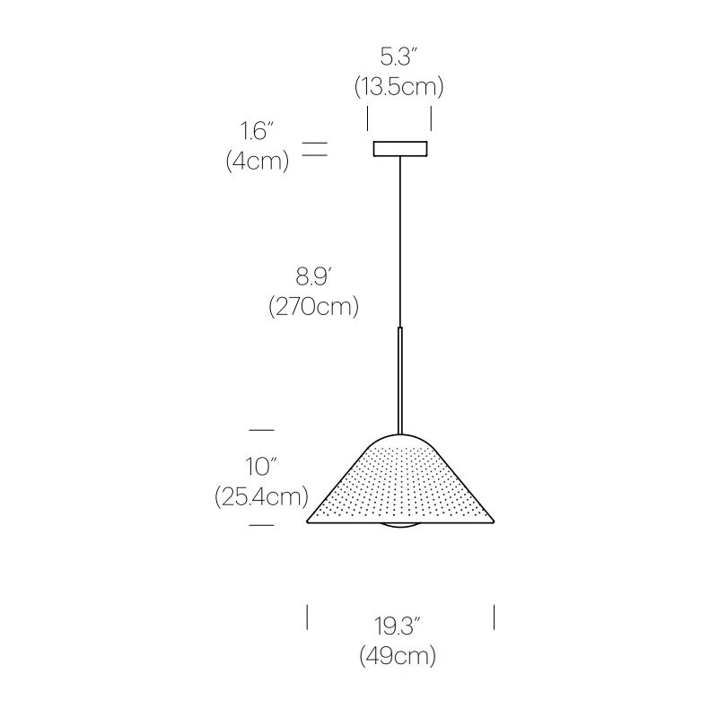 Pablo Designs Bola Bell 20 LED Pendant