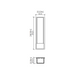 Accord 465 Clean 1-lt 19" Tall LED Wall Light
